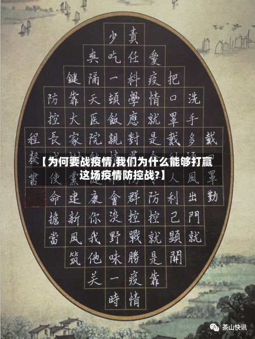 【为何要战疫情,我们为什么能够打赢这场疫情防控战?】