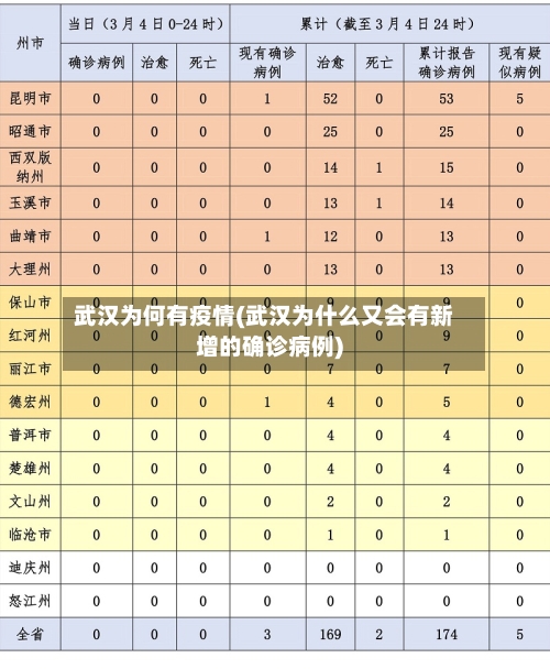 武汉为何有疫情(武汉为什么又会有新增的确诊病例)
