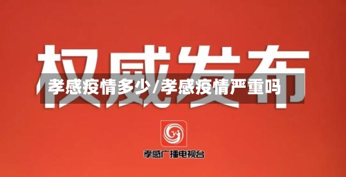 孝感疫情多少/孝感疫情严重吗