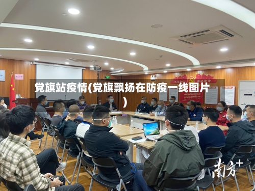 党旗站疫情(党旗飘扬在防疫一线图片)