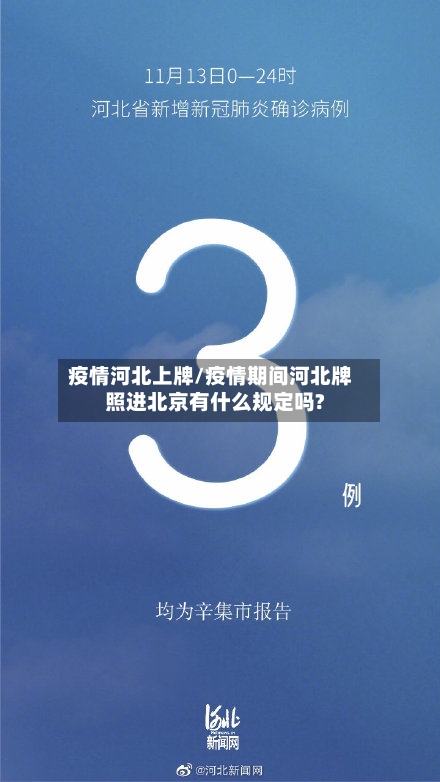 疫情河北上牌/疫情期间河北牌照进北京有什么规定吗?-第3张图片