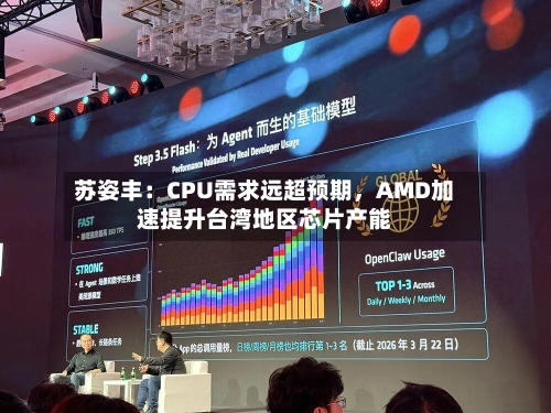 苏姿丰：CPU需求远超预期，AMD加速提升台湾地区芯片产能-第2张图片