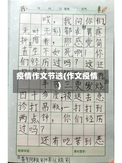 疫情作文节选(作文疫情)-第2张图片