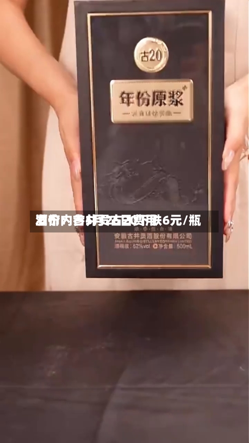 酒价内参5月26日费用发布：古井贡古20下跌6元/瓶-第3张图片