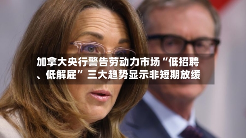 加拿大央行警告劳动力市场“低招聘、低解雇” 三大趋势显示非短期放缓