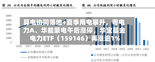 算电协同落地+夏季用电攀升，粤电力A	、华能蒙电午后涨停	，华宝基金电力ETF（159146）再涨逾1%-第2张图片