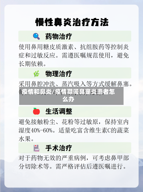 疫情和鼻炎/疫情期间鼻窦炎患者怎么办-第3张图片