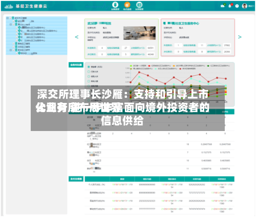 深交所理事长沙雁：支持和引导上市公司有序布局世界化业务 进一步丰富面向境外投资者的信息供给